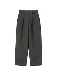 Pantalon court plissé - Black & Grey