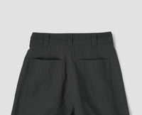 Pantalon court plissé - Black & Gray