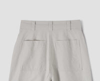 Pantalon court plissé - Beige & Gray