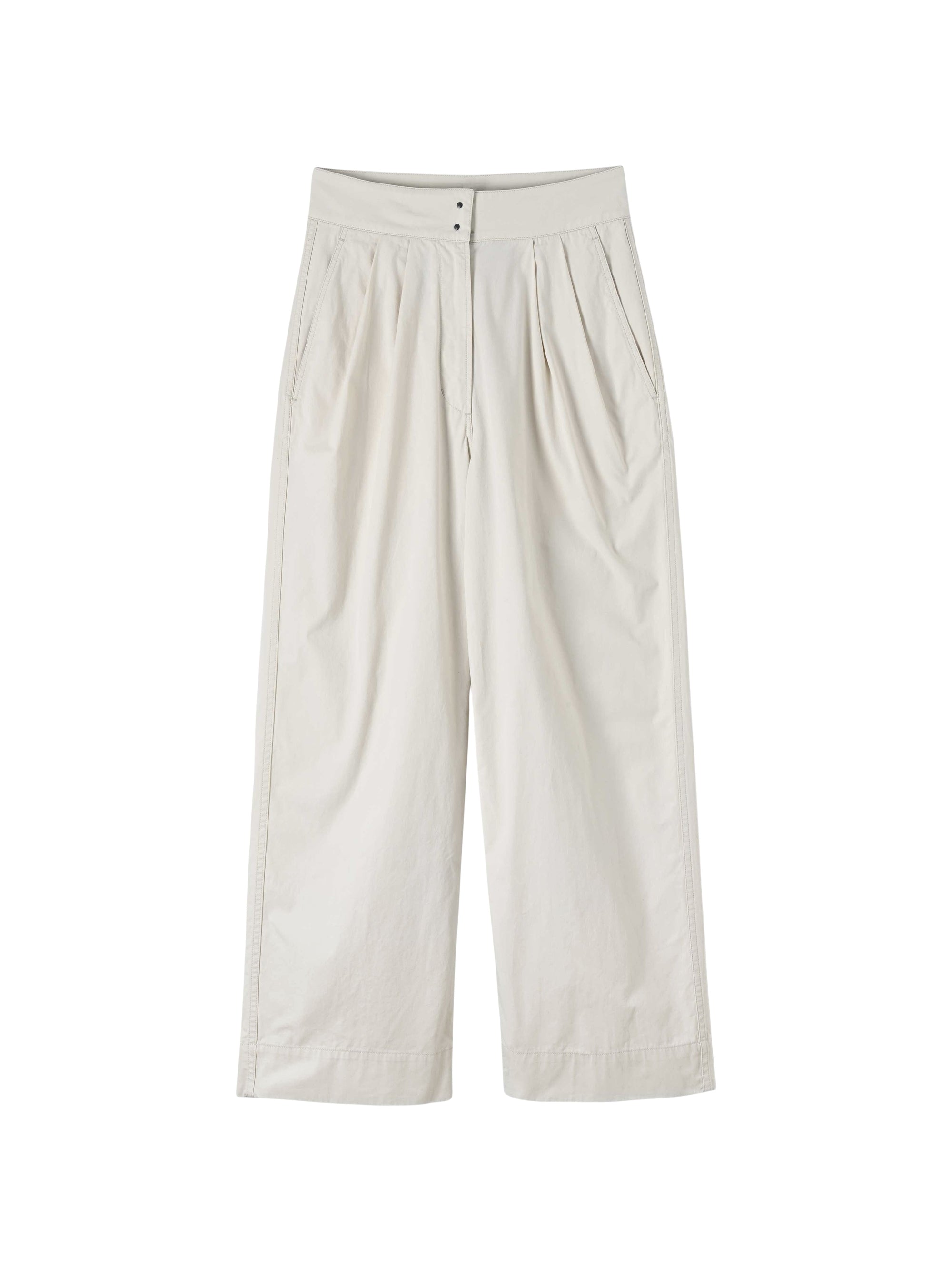 Pantalon large plissé - Chalk