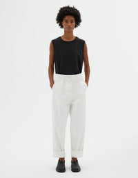 Pantalon à dos ajustable - Off White