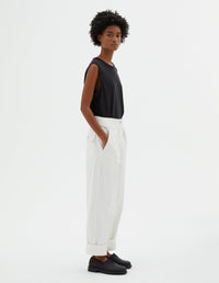Pantalon à dos ajustable - Off White