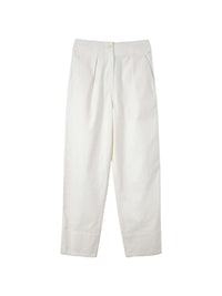Pantalon droit à plis - Off White