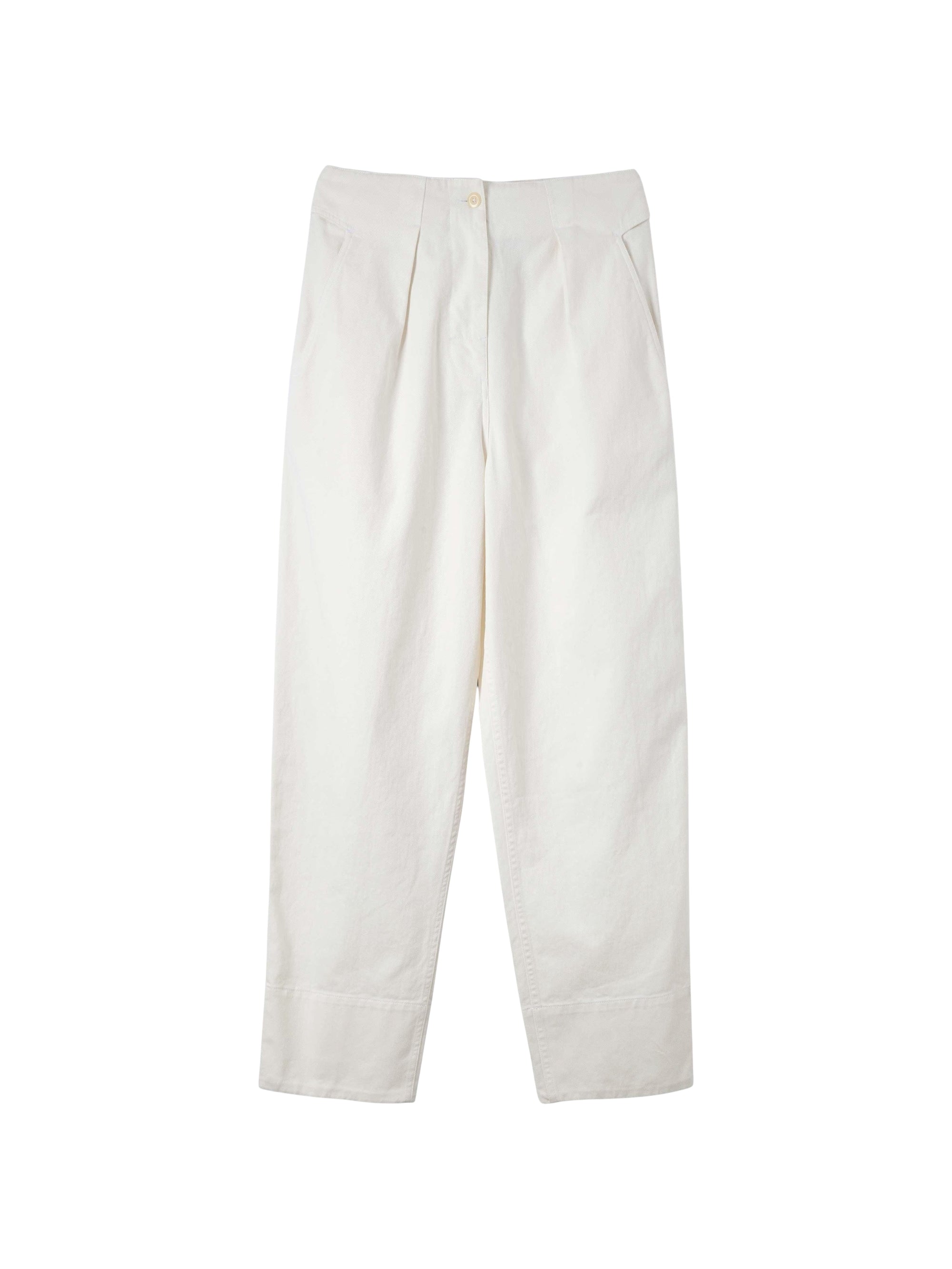 Pantalon droit à plis - Off White