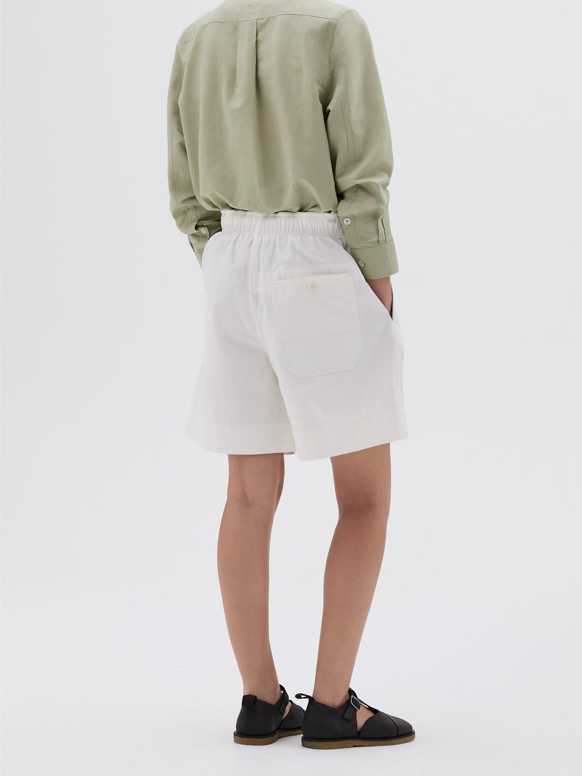 Short Scout ample - White