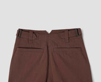Pantalon fuselé à devant plat - Brown
