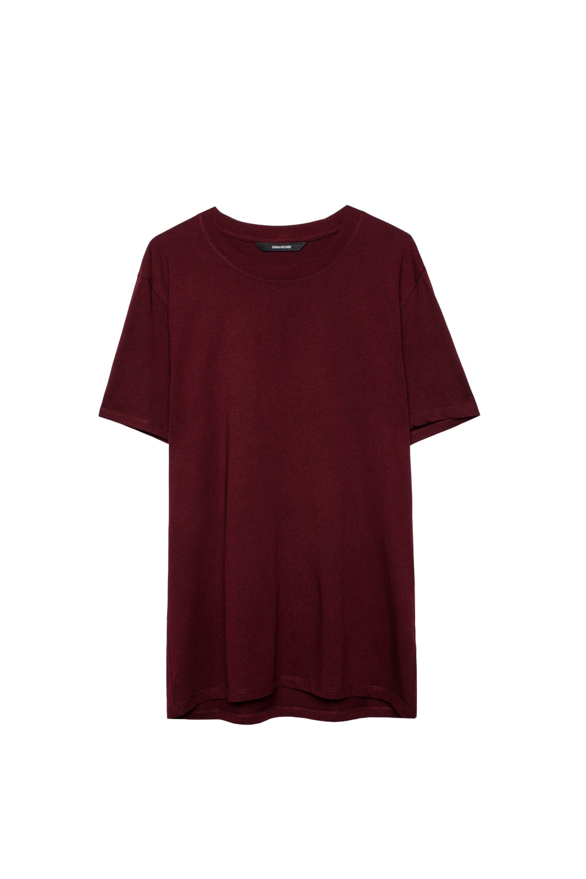T-shirt Ted Skull - Bordeaux