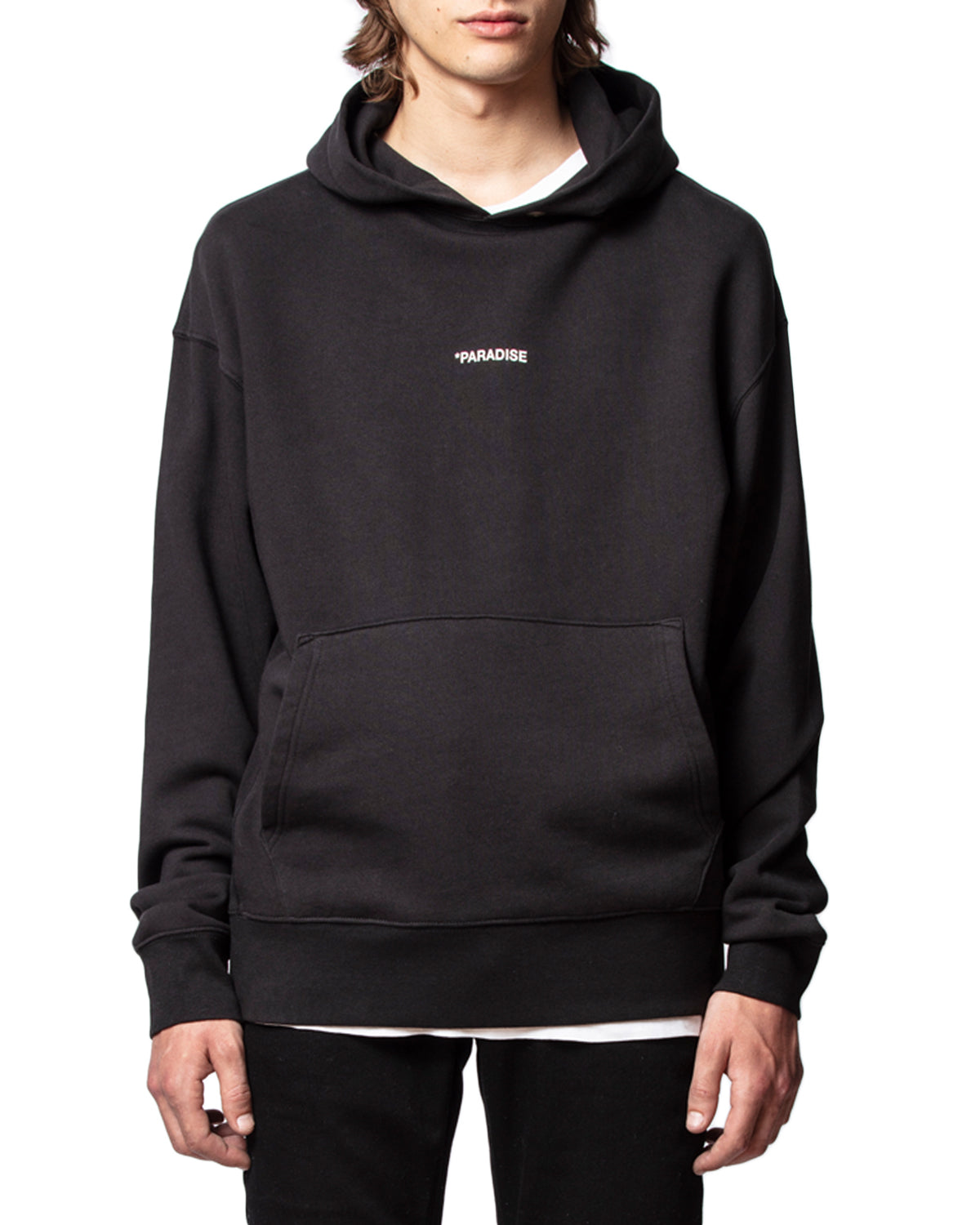 Sweat-shirt Photoprint Paradise - Noir