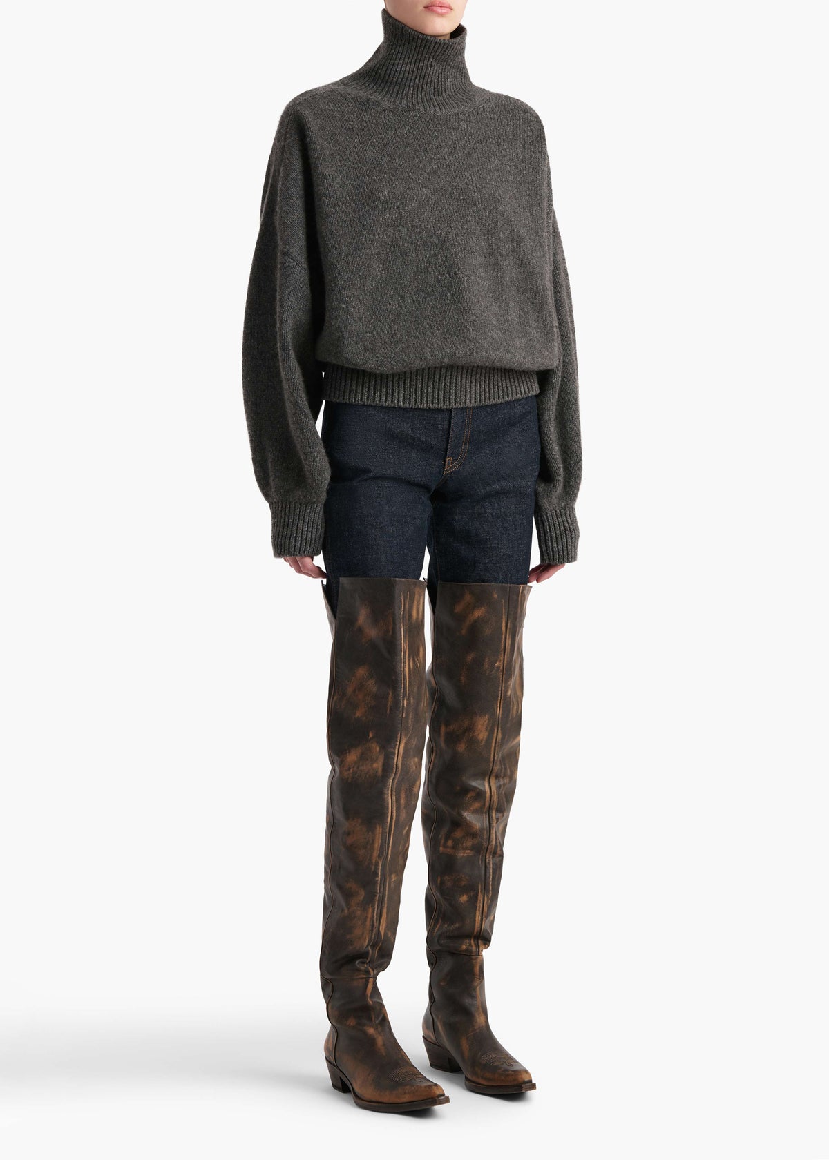 Stone Willem Sweater In Stone - Stone