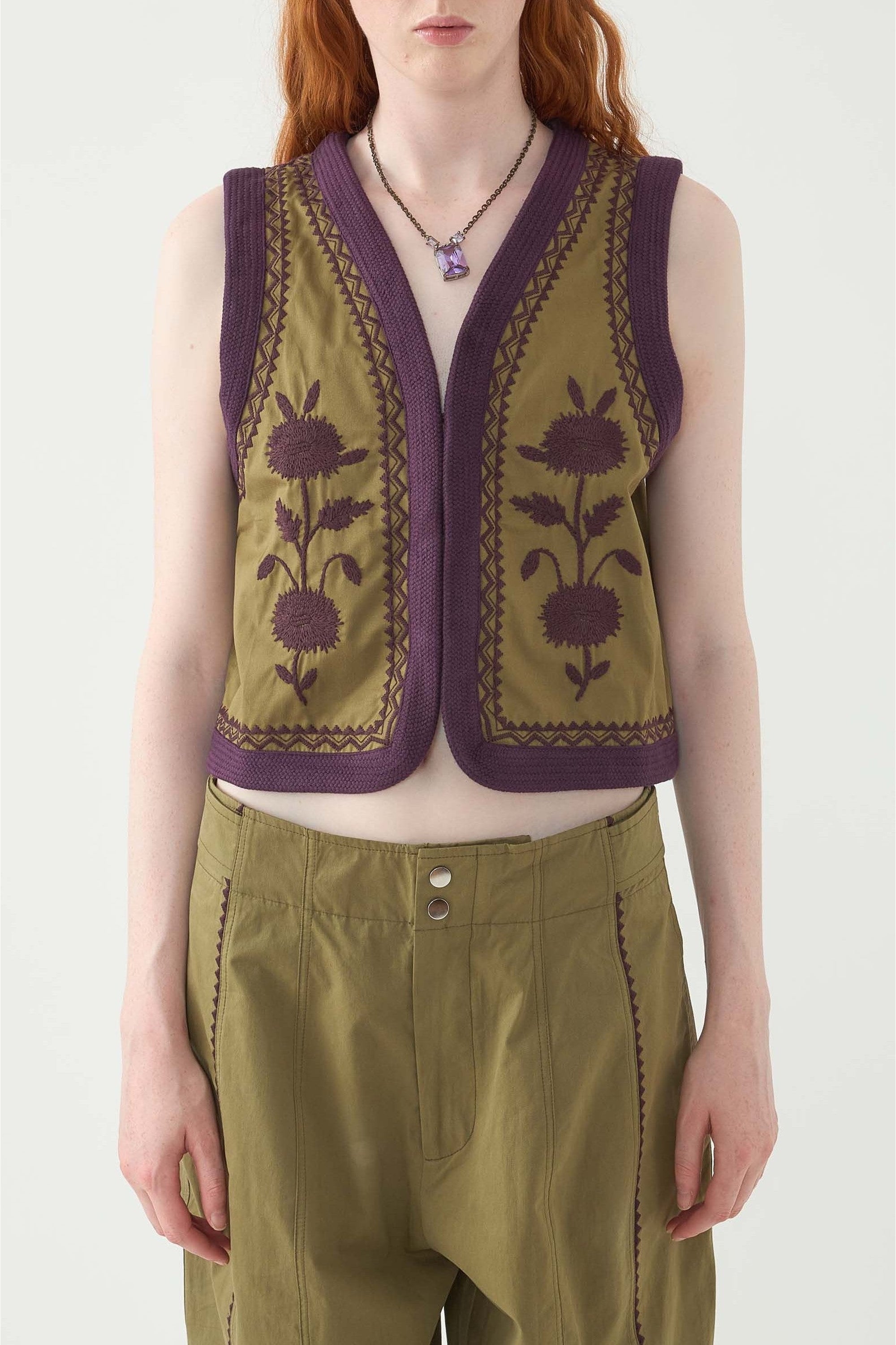 KAKI WINNA GILET
