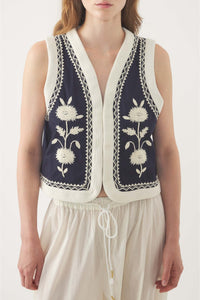 NAVY WINNA GILET
