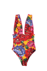 Maillot de bain une pièce Chita d'hiver - Rouge