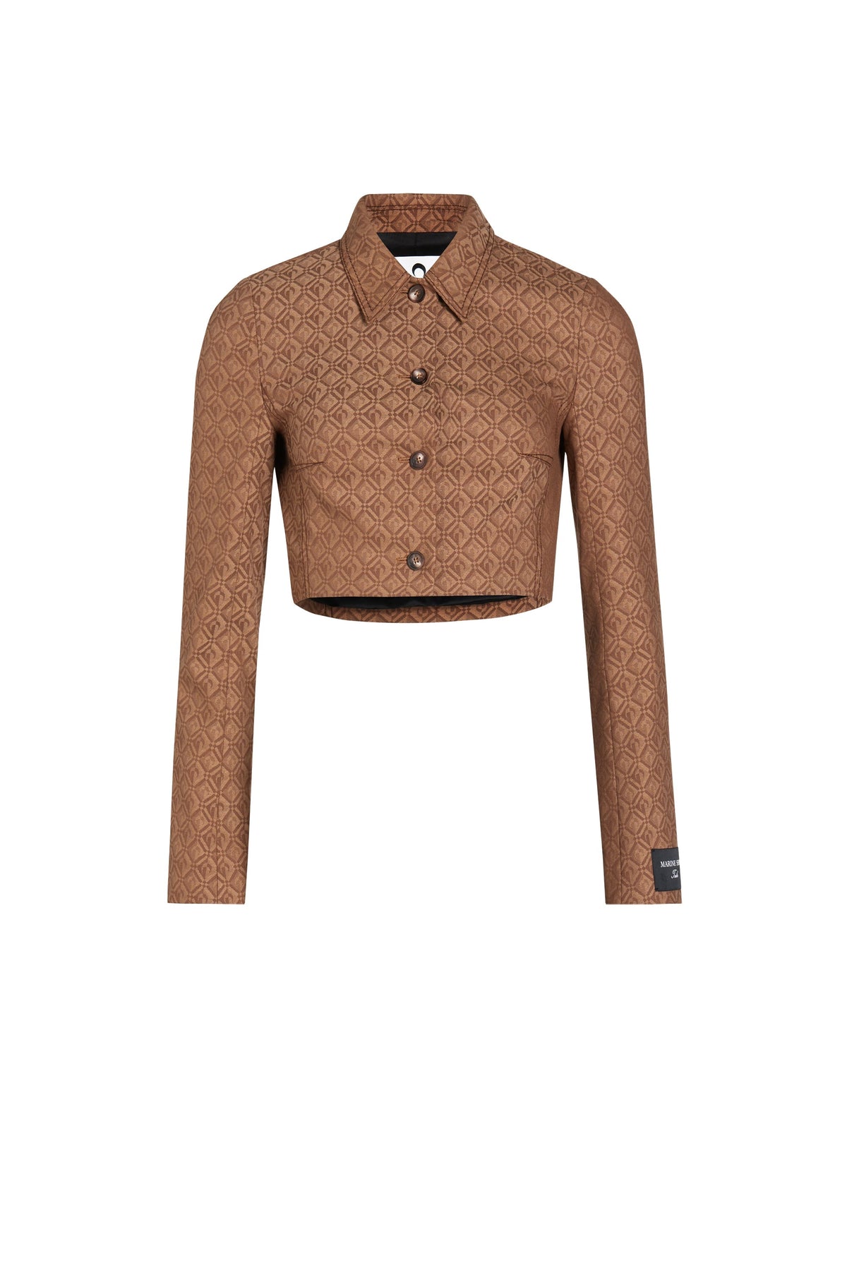 Veste cintrée en jacquard Diamant Moon Upcyclé - Beige