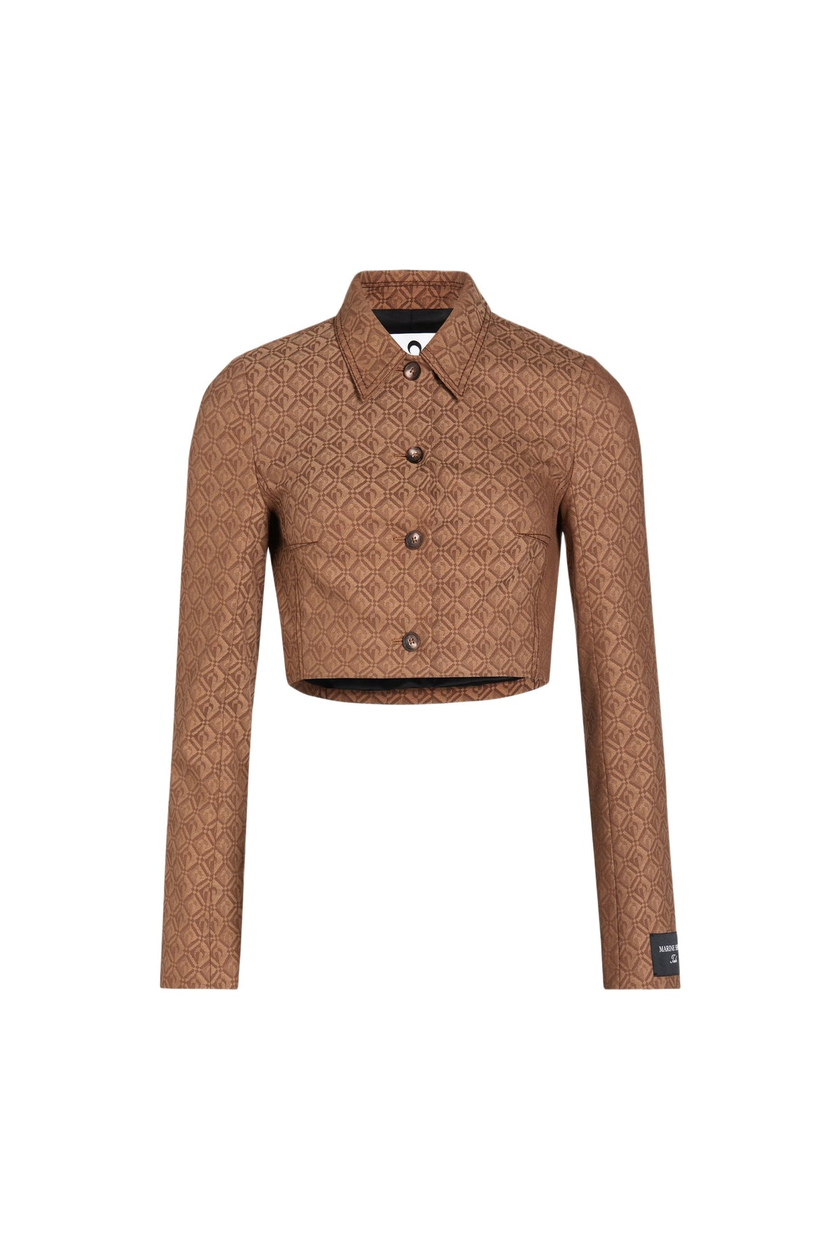 Veste cintrée en jacquard Diamant Moon Upcyclé - Beige