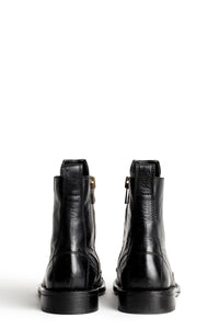 Bottines Laureen High en cuir - Noir
