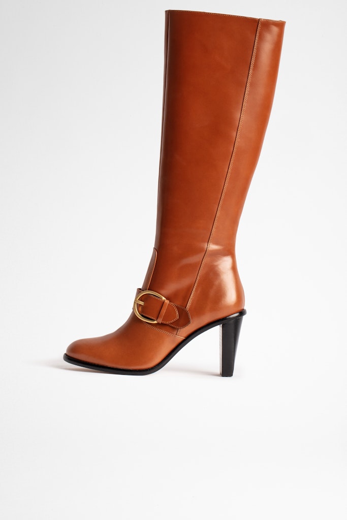 Preiser Buckle Vintage leather boots - Tan