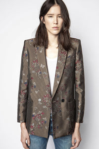ZHORS LIGNE BEIGE VISKO JAC BLOSSOM VESTE