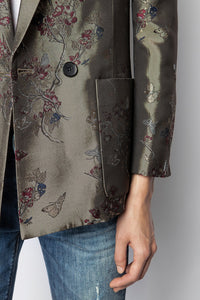 ZHORS LIGNE BEIGE VISKO JAC BLOSSOM VESTE