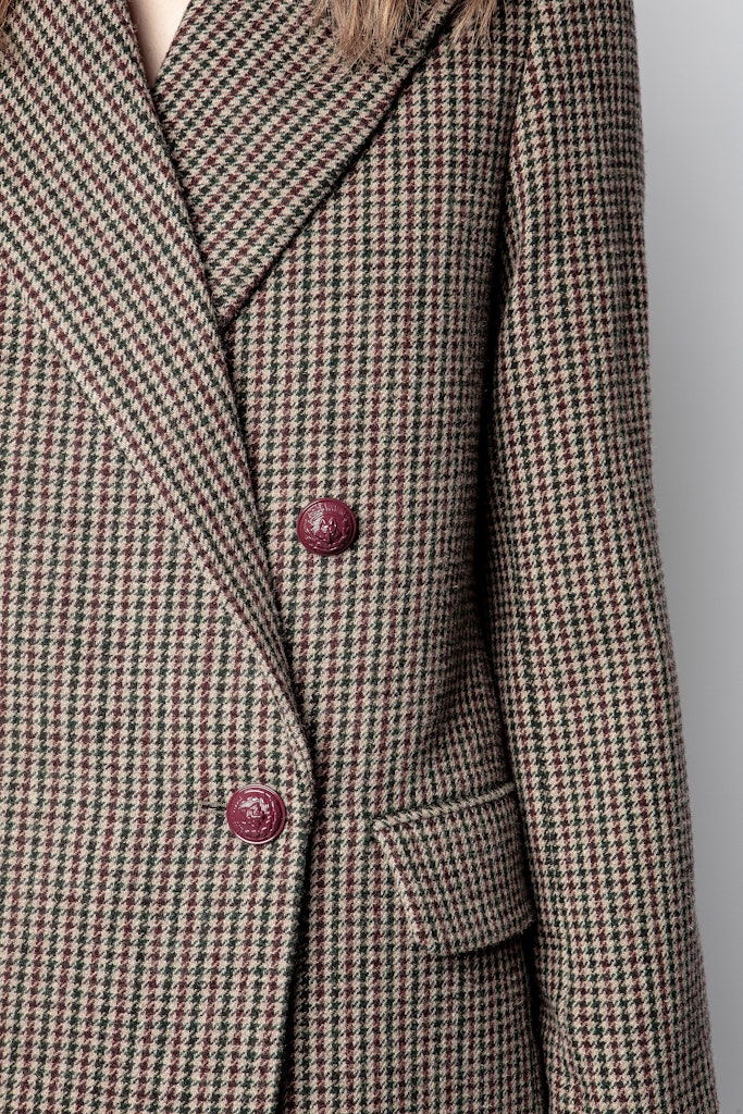 Veste View Dogstooth - Marron