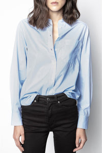 Chemise Tais Cut - Ciel