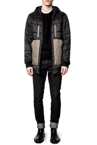 Parka Kim Amo en lin - Kaki Clair