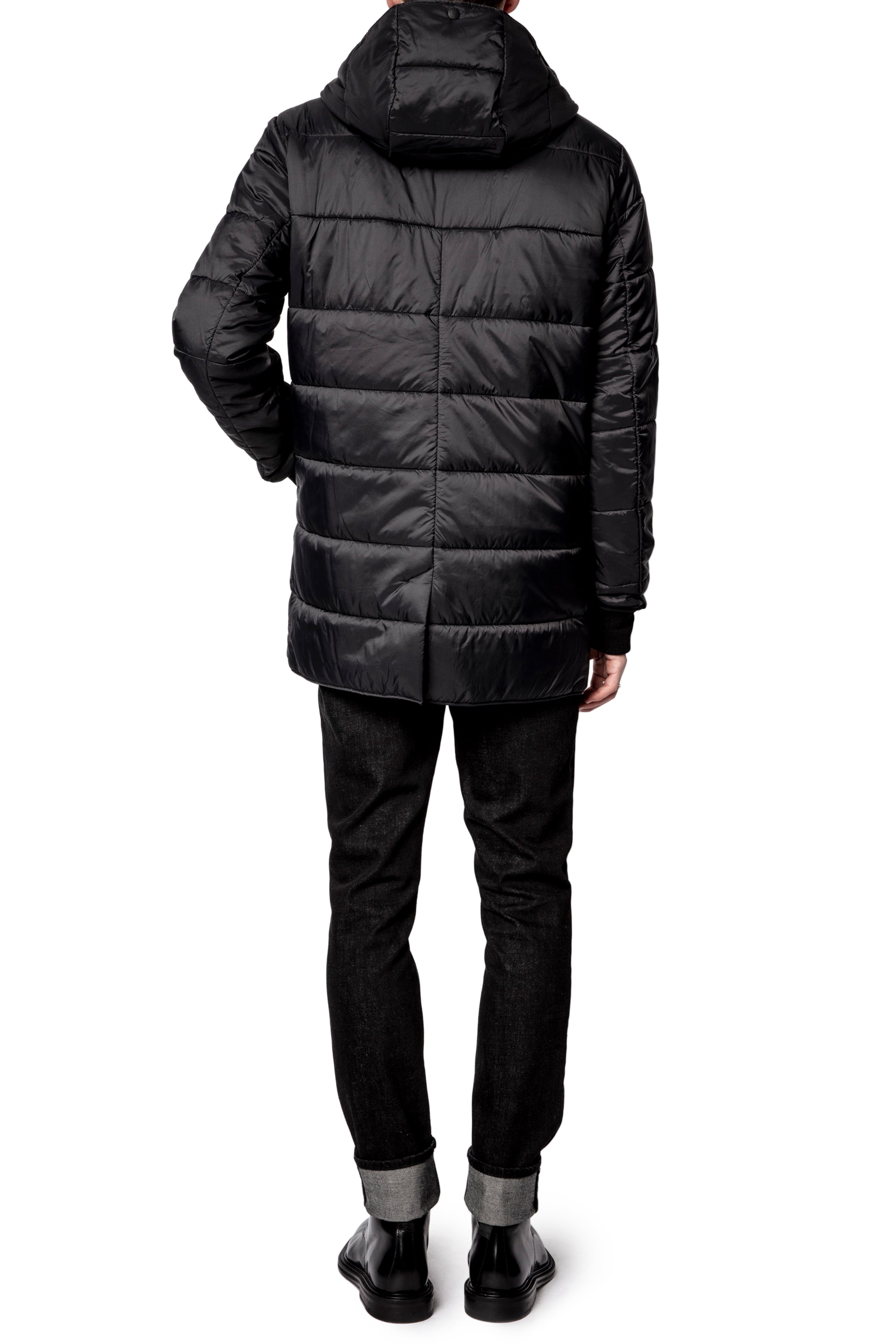 Parka Kim Amo en lin - Kaki Clair