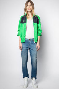 Parka Kazes Nylon en soie - Lime