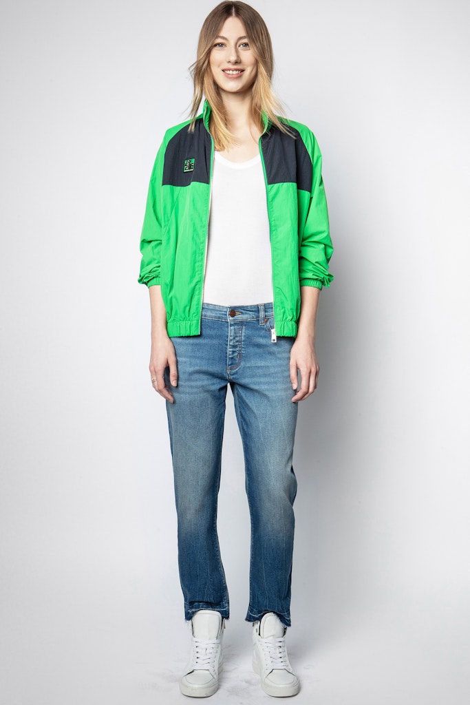 Parka Kazes Nylon en soie - Lime