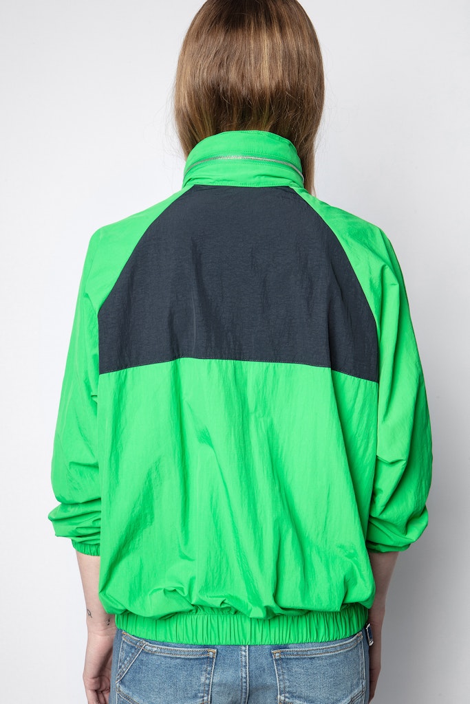 Parka Kazes Nylon en soie - Lime