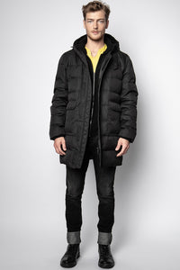 ZHORS LIGNE NOIR BARACK NYLON PARKA