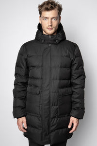 ZHORS LIGNE NOIR BARACK NYLON PARKA