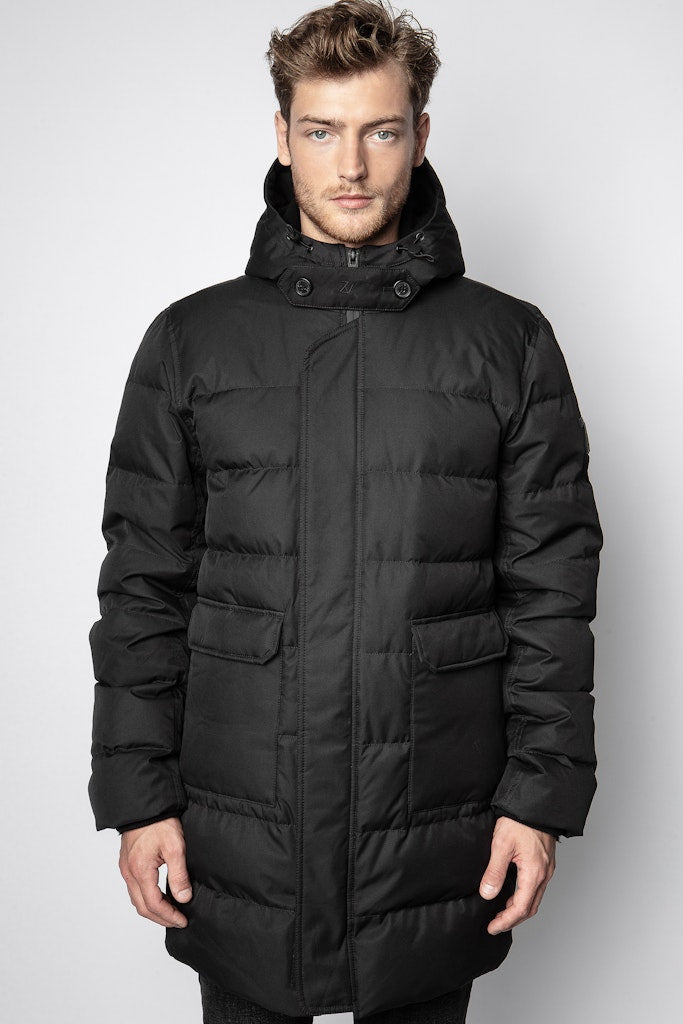 ZHORS LIGNE NOIR BARACK NYLON PARKA