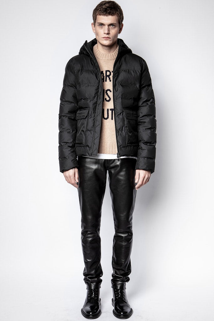 ZHORS LIGNE NOIR BOWIE SEAMLESS PARKA