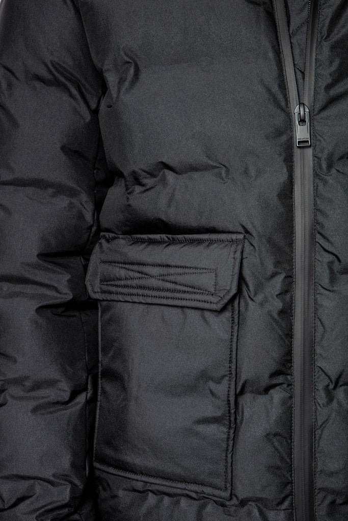 ZHORS LIGNE NOIR BOWIE SEAMLESS PARKA