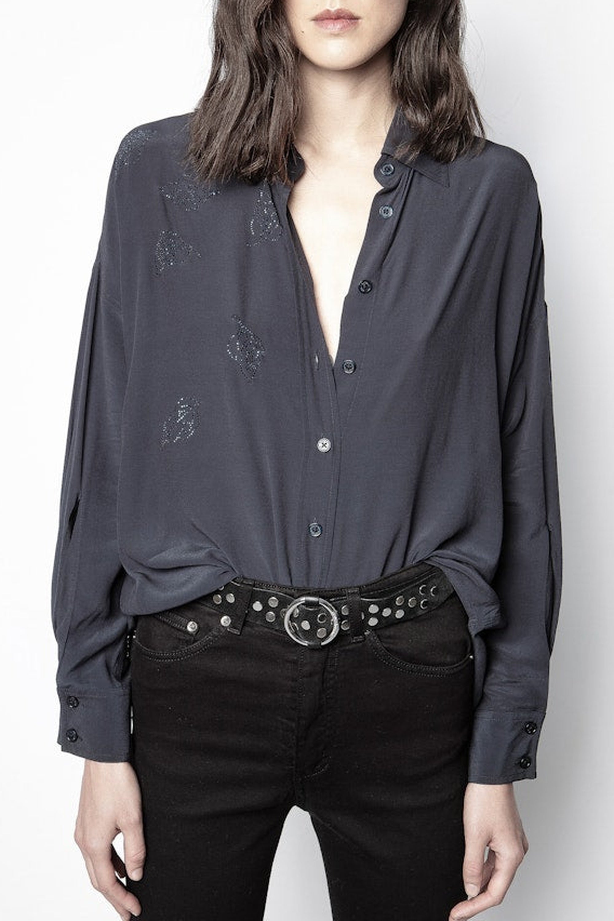 Chemise Tamara Strass - Encre