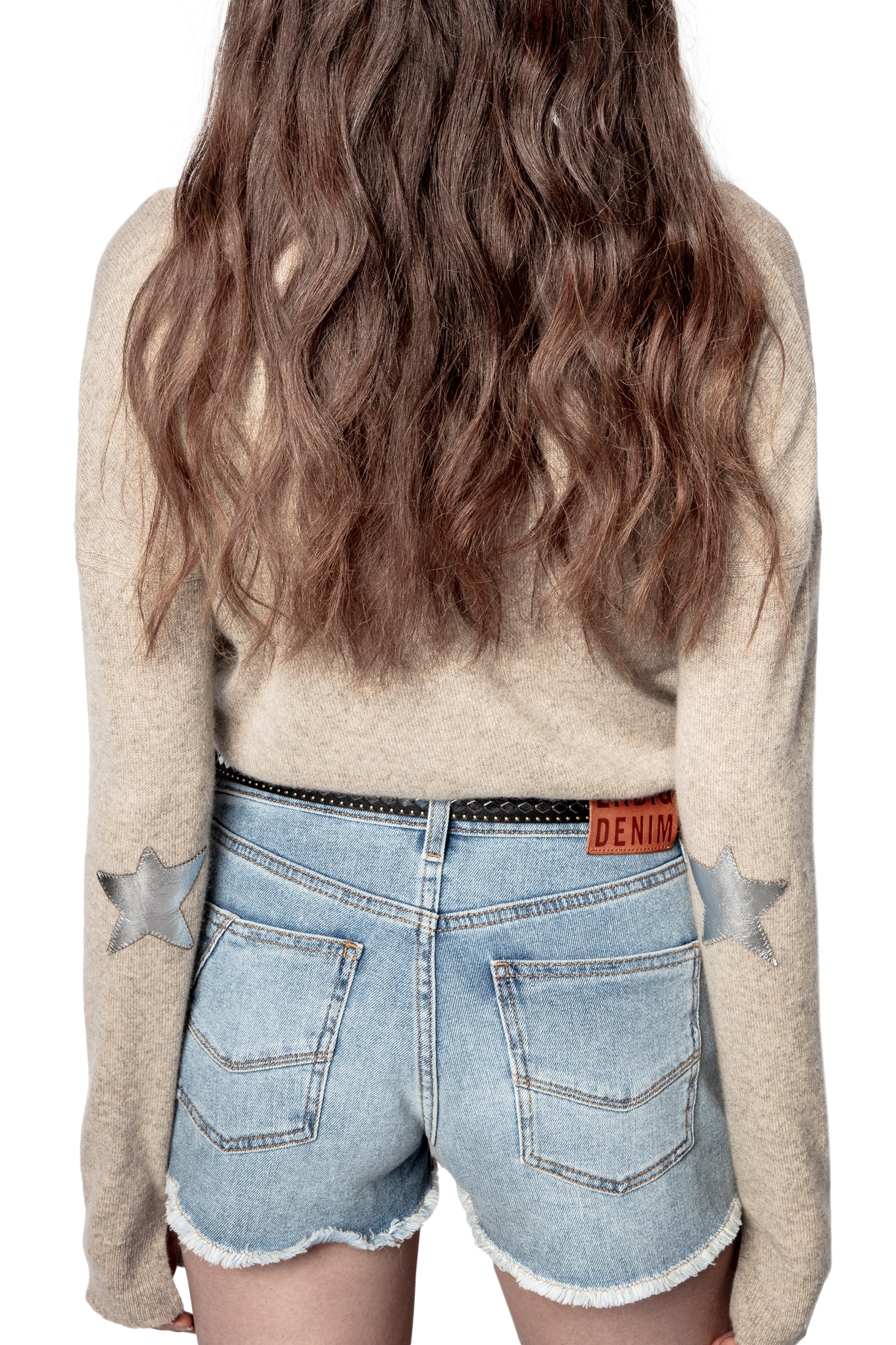 Cici Patch Stars Stars cashmere jumper - Canvas