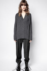 Elly cashmere jumper - Anthracite