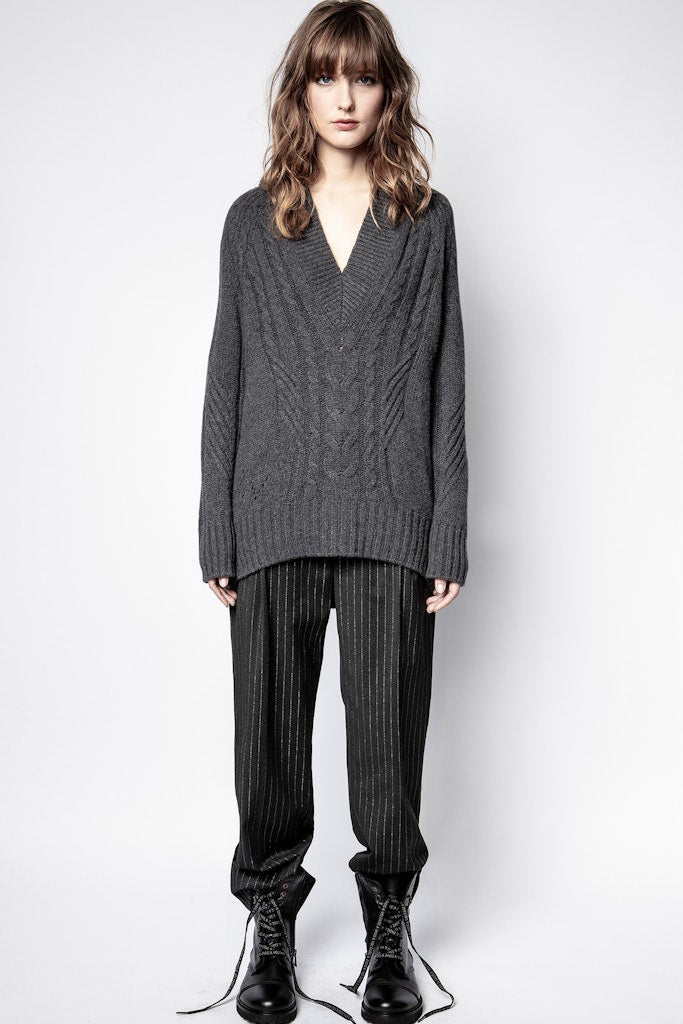 Elly cashmere jumper - Anthracite