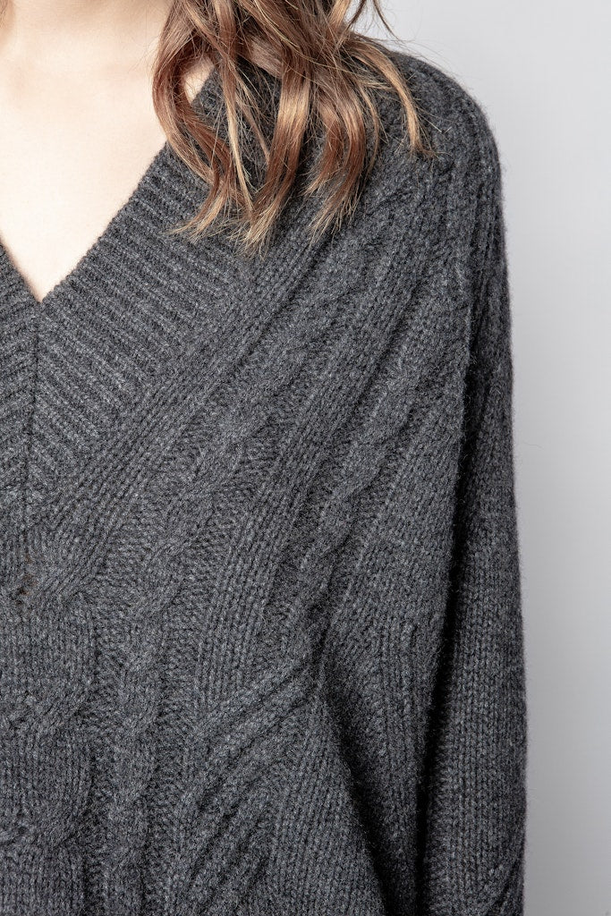 Elly cashmere jumper - Anthracite