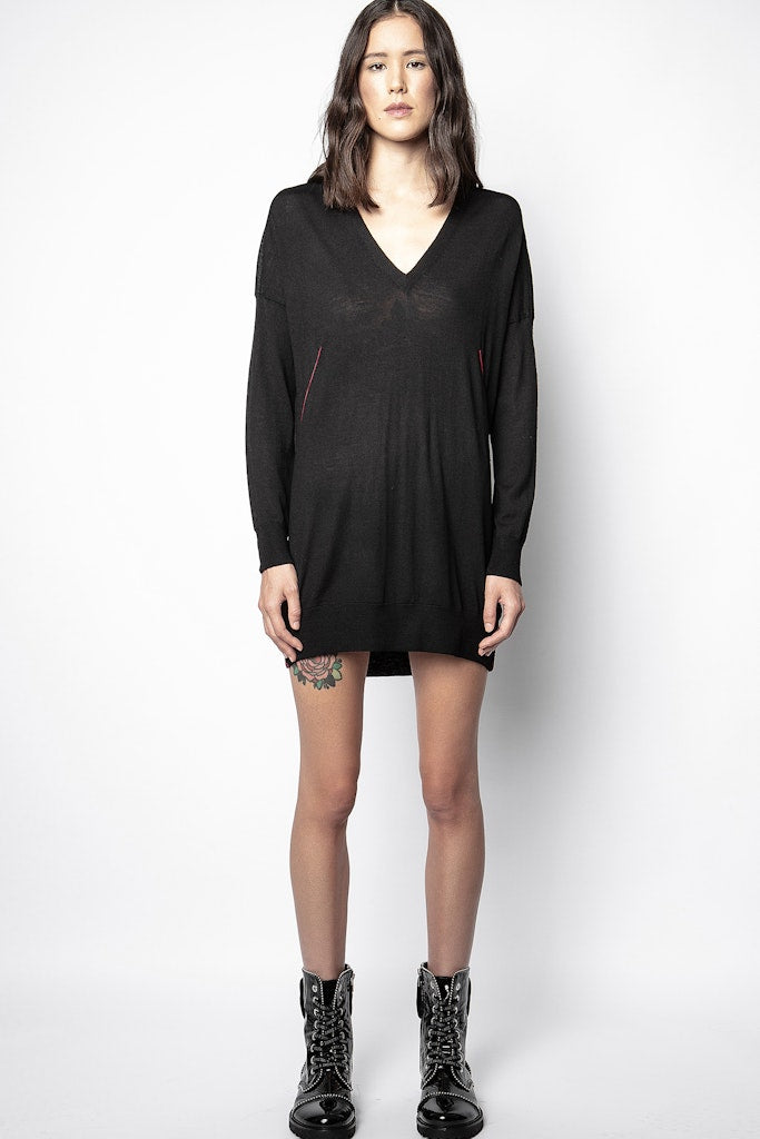 ZHORS LIGNE NOIR FRANNY MX ROBE MERINOS COL V