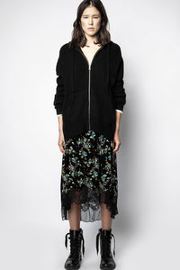 Cardigan Salma Zaddicted en laine - Noir