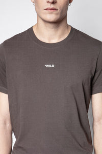 T-shirt Ted Photoprint Wild - Anthracite