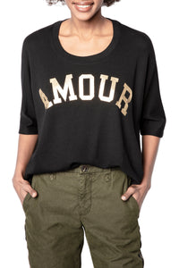 ZHORS LIGNE NOIR PORTLAND AMOUR SWEAT MC CO/ MO