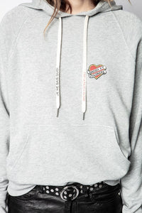 ZHORS LIGNE GRIS CHINE CLIPPER SMALL HEART