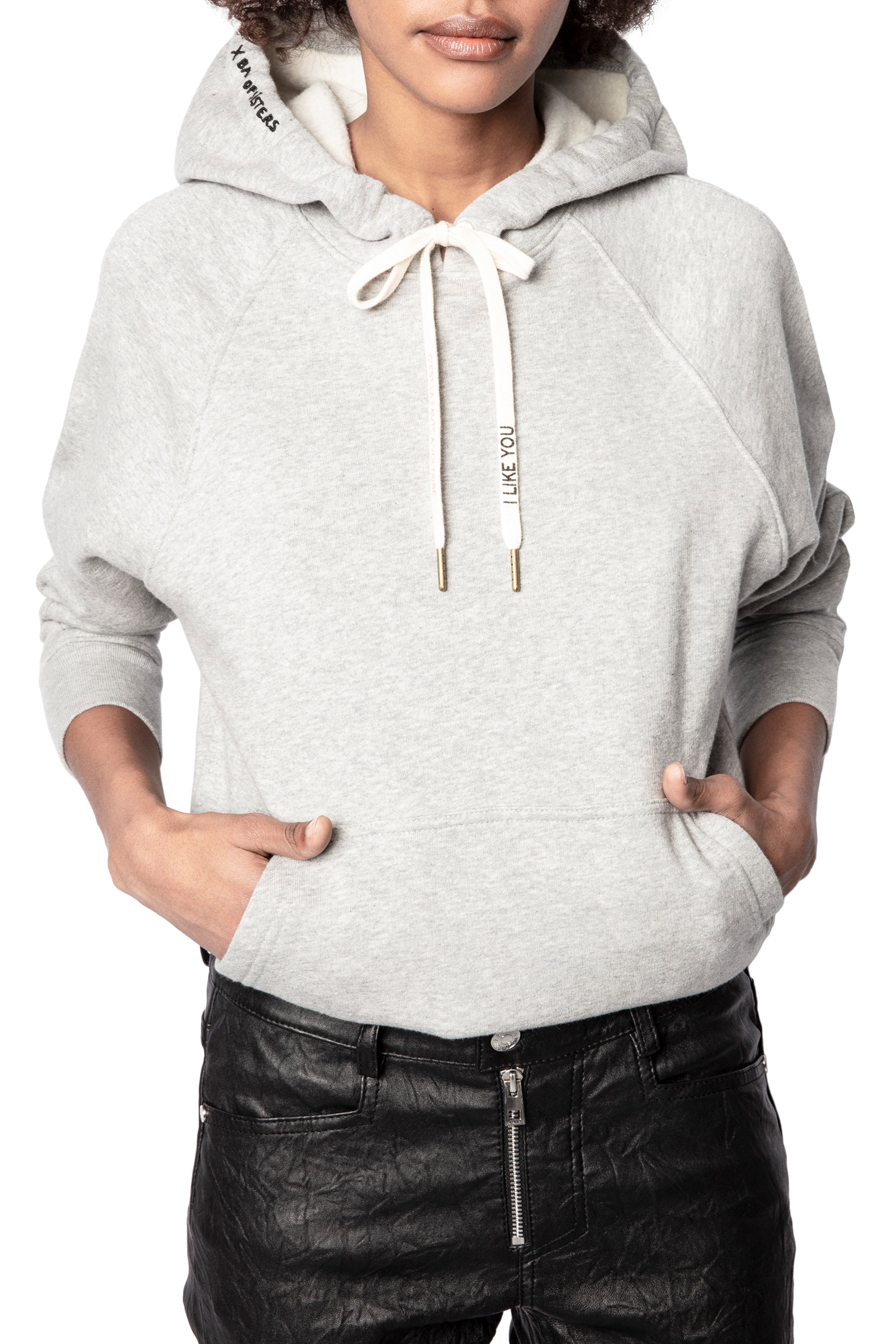 ZHORS CHINA GREY LINE CLIPPER BAND OF SISTERS SWEATSHIRT