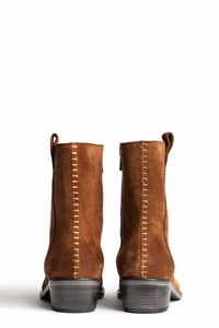 ZHORS LINE COGNAC PILAR HIGH SUEDE