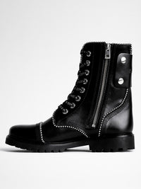 Joe leather boots - Black
