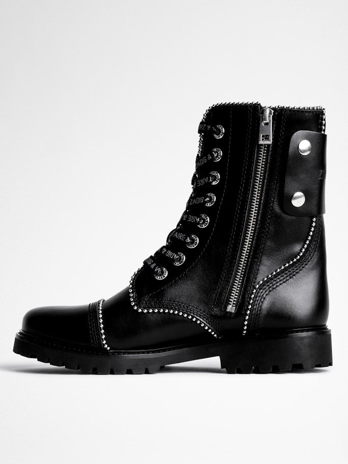 Joe leather boots - Black