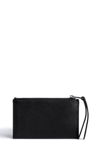 ZHORS LIGNE NOIR KEY POUCH GRAINED LEATHER