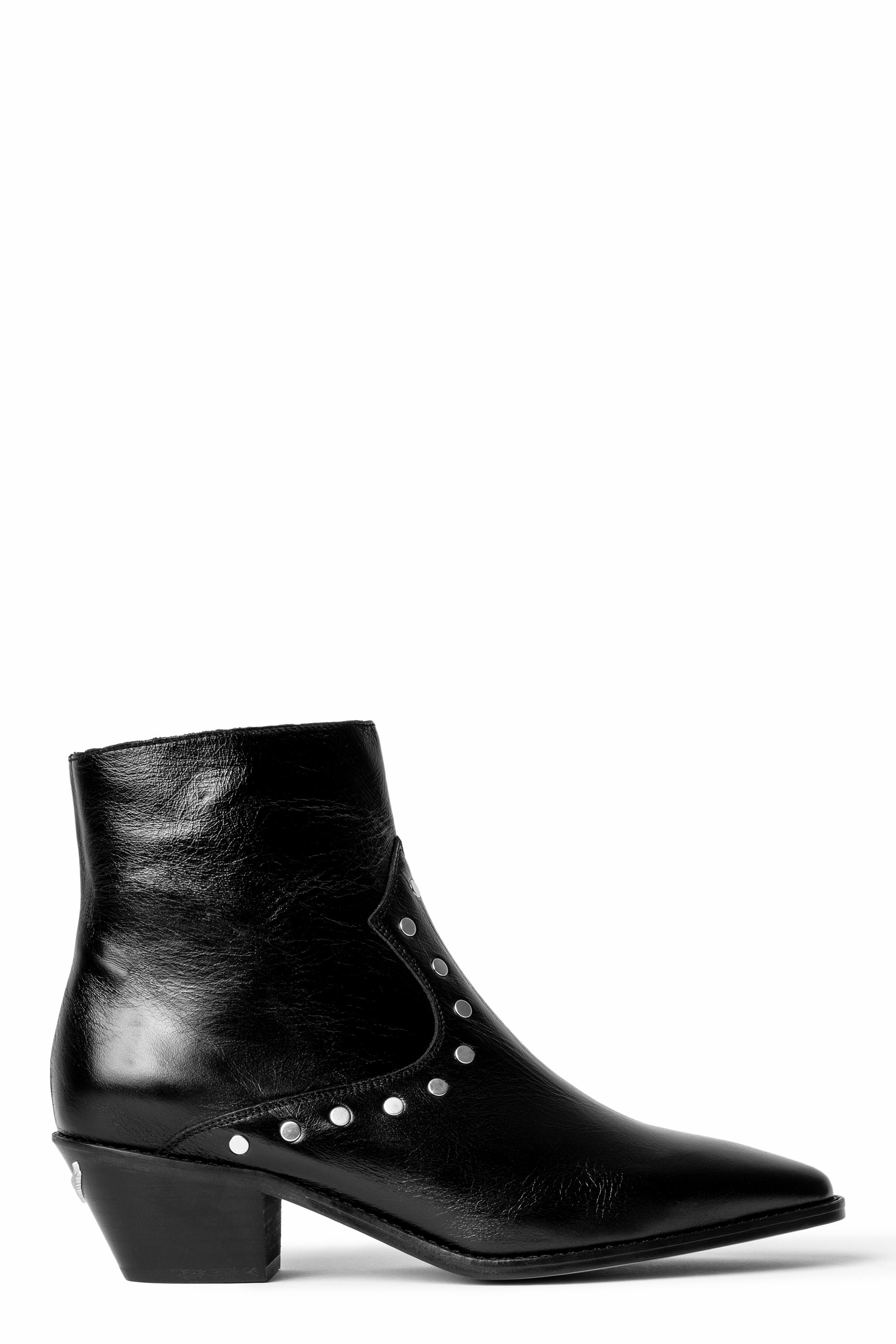 ZHORS LIGNE NOIR TYLER VINTAGE PATENT + FLAT ST